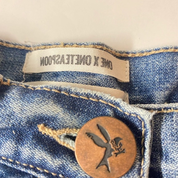 OneTeaspoon Juliettes high waist Coastal Cowgirl curved hem.Size 26 - Picture 7 of 15